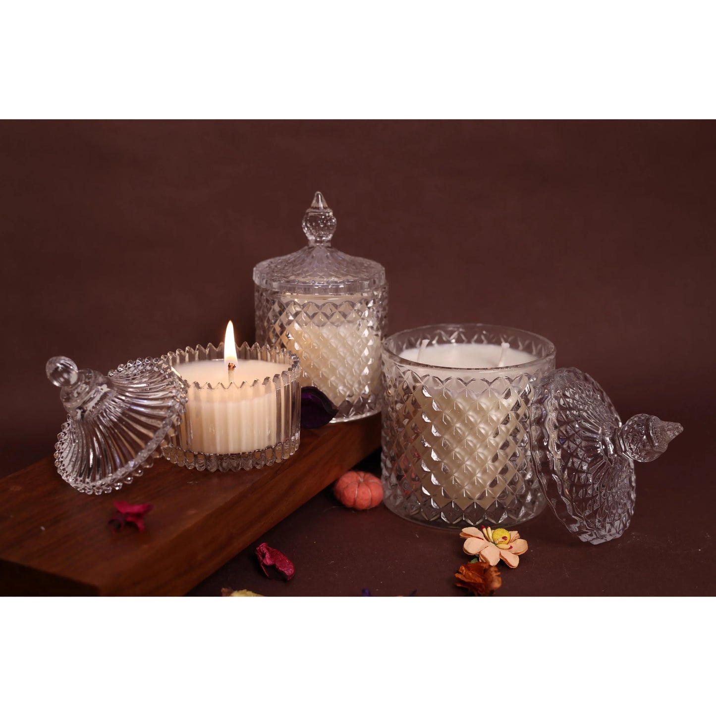 Luxe Crystal Jar Candle