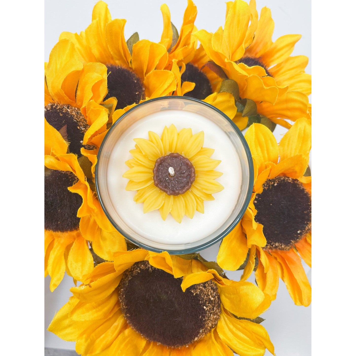 Sunflower Blossom Candle