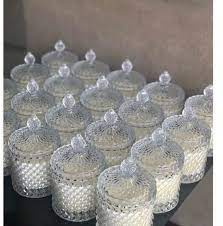 ✨ Luxe Crystal Jar Candles