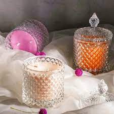 ✨ Luxe Crystal Jar Candles